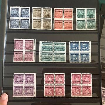 Bohemen en Moravië 1940 - Eerste emissie in blokjes van vier beschikbaar voor biedingen