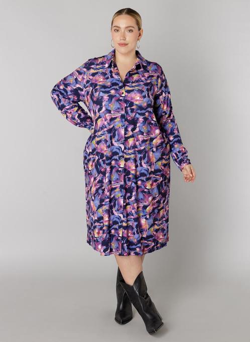 COLLETTA jurk print0(46)Maat 46/48 (XL) of groter, Kleding | Dames, Jurken, Overige kleuren, Nieuw, Maat 46/48 (XL) of groter