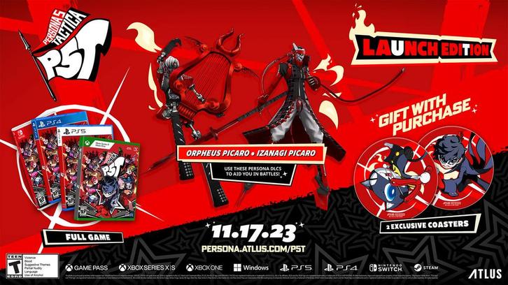 Persona 5 Tactica-Launch Edition (PlayStation 4) NIEUW, Games en Spelcomputers, Games | Sony PlayStation 4, Ophalen of Verzenden