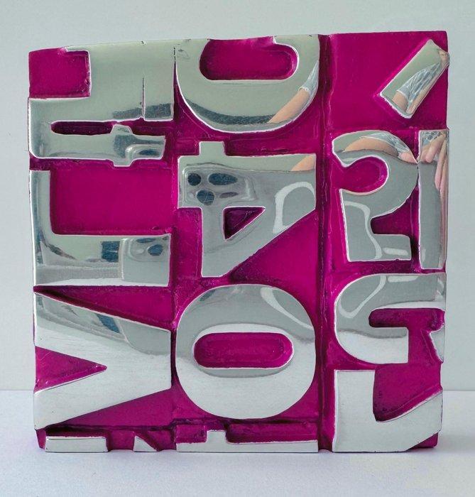 Karl Lagasse - GOD BLESS FUSHIA - Vendu sans prix de, Antiek en Kunst, Kunst | Designobjecten