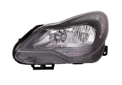 Opel Corsa D 2013-2015 Zwart Koplamp Links (Koplampen), Auto-onderdelen, Verlichting, Nieuw, Verzenden