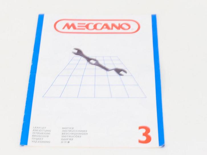 Meccano set 3 Motorised #3392 (Landbouw en zwaarmaterieel), Hobby en Vrije tijd, Modelauto's | Overige schalen, Gebruikt, Ophalen of Verzenden