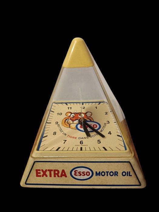 Horloge - Bakélite - 1960-1970 - Horloge publicitaire esso, Antiquités & Art, Antiquités | Assiettes décoratives & Carrelages