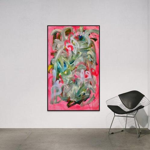 Timo Wedell (1994) - Lauwarmer Wind Abstract - XXL, Antiek en Kunst, Kunst | Schilderijen | Modern