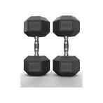 Hex Rubber Dumbbells Set - Hex Rubber Dumbbells - vanaf €92, Sport en Fitness, Overige typen, Nieuw, Metaal, Verzenden