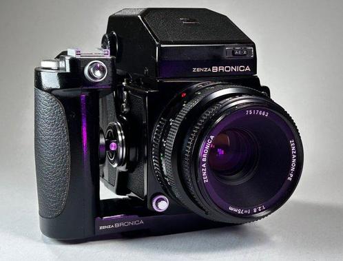 Bronica ETRS + 50mm + 75mm + acc. | Appareil photo 120/moyen, Audio, Tv en Foto, Fotocamera's Analoog