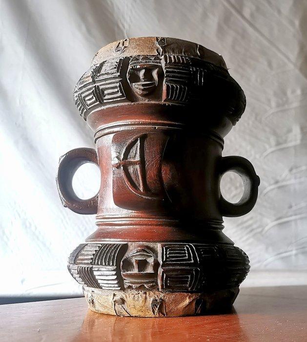 Mukupela Ritueel Koninklijke Drum - Chokwe - Angola, Antiek en Kunst, Kunst | Niet-Westerse kunst