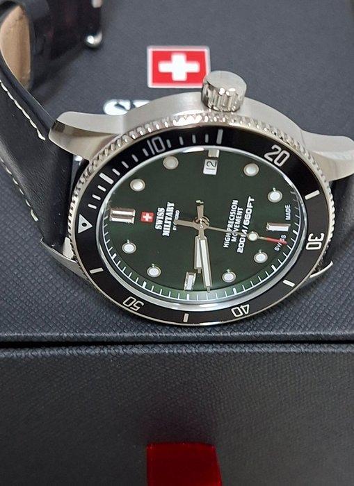 Swiss Military - green - Zonder Minimumprijs - SM34088.06 -, Handtassen en Accessoires, Horloges | Heren