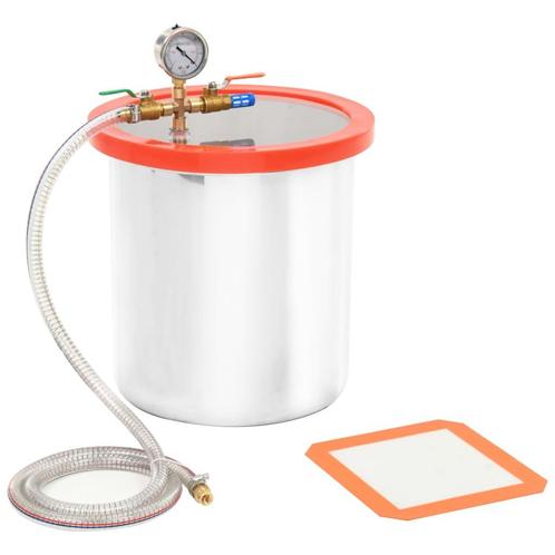 vidaXL Vacuümkamer 18,9 L roestvrij staal, Doe-het-zelf en Bouw, Overige Doe-Het-Zelf en Bouw, Nieuw, Verzenden