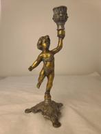 Bougeoir (2) - Bronze, Laiton, Régule - Ange et autre