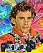 3/30 2024 - limited edition Giclèe - Ayrton Senna - 2024 -