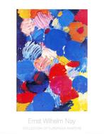 Ernst Wilhelm Nay - “Ekstatisches Blau, 1961”. Gesigneerd in