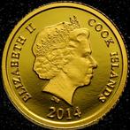 Îles Cook. 5 Dollars 2014 The Walking Liberty USA, Proof
