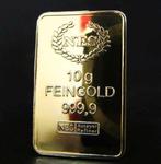 10 gram - Goud - NES, Postzegels en Munten