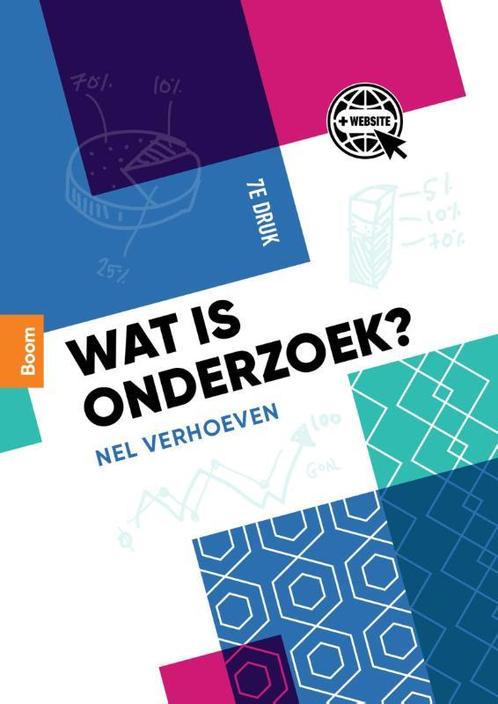 Wat is onderzoek? 9789024444700 Nel Verhoeven, Livres, Livres d'étude & Cours, Envoi