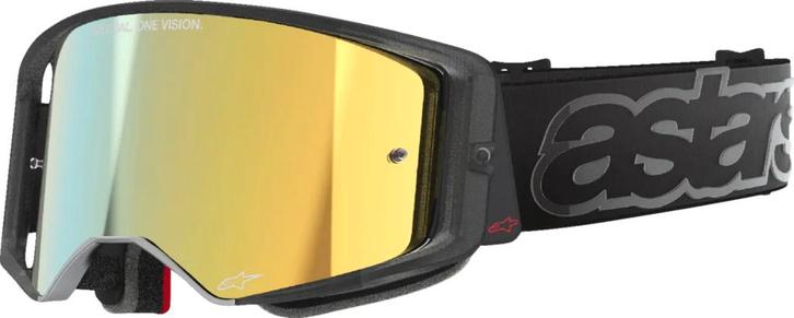 Alpinestars Supertech Vista Goggle – Black / Mirror Gold, Motoren, Onderdelen | Overige, Verzenden