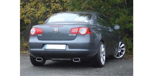 FOX VW EOS - 1F einddemper uitgang rechts/links - 160x80 typ, Autos : Pièces & Accessoires, Systèmes d'échappement, Envoi