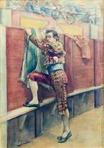 Teótimo de Heredia y Abad (1912) - Torero en el estribo, Antiquités & Art