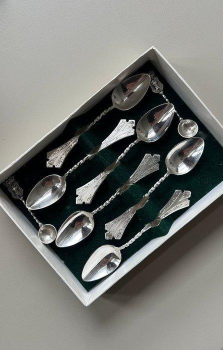 Lyppens - Lyppens - Ménagère (8) - couverts - Argent, Antiek en Kunst, Antiek | Zilver en Goud