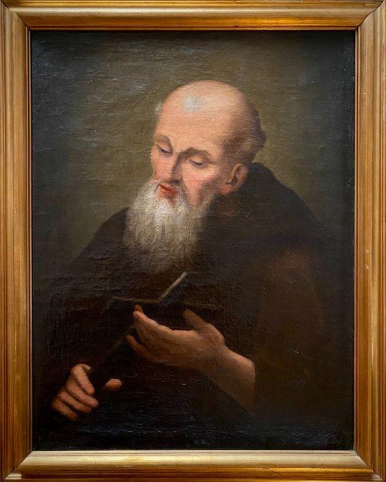 Scuola del Nord Italia (XVIII) - San Benedetto, Antiek en Kunst, Kunst | Schilderijen | Klassiek