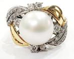 Ring - 18 karaat Geel goud, Witgoud - 1.00ct. tw. Diamant, Nieuw