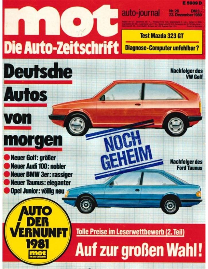 1980 MOT AUTO JOURNAL MAGAZINE 26 DUITS, Boeken, Auto's | Folders en Tijdschriften, Ophalen of Verzenden
