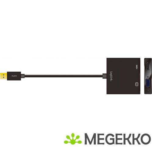 LogiLink UA0234 USB naar HDMI/VGA video adapter, Computers en Software, Overige Computers en Software, Nieuw, Verzenden