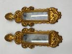 Spiegel (2) - Composiet - Een paar gouden spiegels