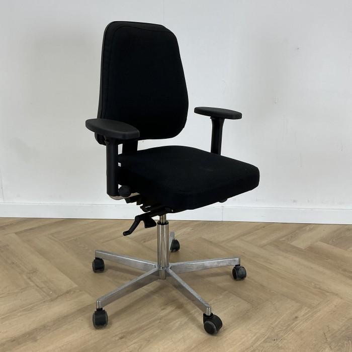 Temperatio ergo  bureaustoel, maatwerkstoel zwart, Huis en Inrichting, Bureaustoelen, Bureaustoel, Zwart, Gebruikt, Ergonomisch