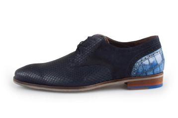 Floris van Bommel Nette schoenen in maat 40,5 Blauw | 10%