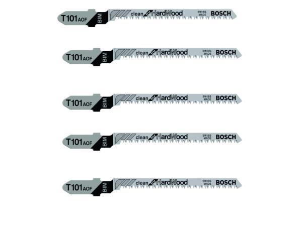 Veiling - 4x Bosch decoupeerzaagblad 5-pack T101AOF for Hard, Doe-het-zelf en Bouw, Gereedschap | Machine-onderdelen en Toebehoren