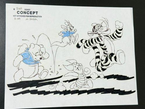 Walt Disney - Art conceptuel Disney – Concept original, Verzamelen, Disney