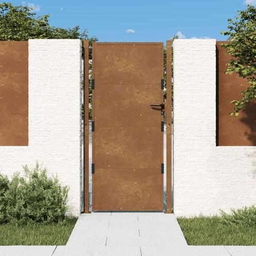 Poort 105x180 cm cortenstaal, Jardin & Terrasse, Portes de jardin, Envoi