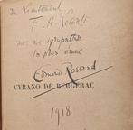 Signé ; Edmond Rostand - Cyrano de Bergerac [envoi, Antiek en Kunst