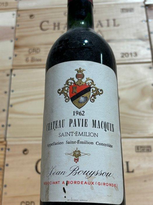 1962 Château Pavie Macquin (bottled by Jean Bouyssou) -, Verzamelen, Wijnen