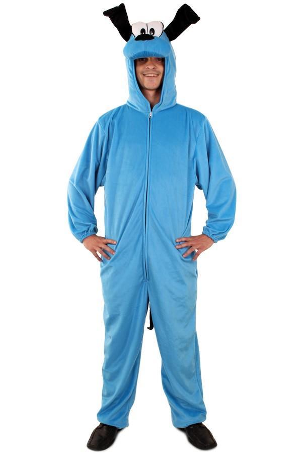 Blauwe Hond Kostuum Foofur L-XL Hondenpak Pak Mascotte, Kleding | Heren, Carnavalskleding en Feestkleding, Nieuw, Ophalen of Verzenden