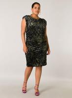 Yesta jurk Widad velvet print2(50)Maat 46/48 (XL) of groter, Kleding | Dames, Verzenden, Nieuw, Maat 46/48 (XL) of groter, Overige kleuren