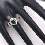 Zonder minimumprijs - Ring Platina - 1.71ct. tw. Saffier -, Handtassen en Accessoires, Ringen, Nieuw