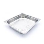 Gastronorm Bak - 2/3 GN - 6,5 cm Diep - RVS - Geperforeerd, Verzenden, Nieuw in verpakking, Transport en Opslag