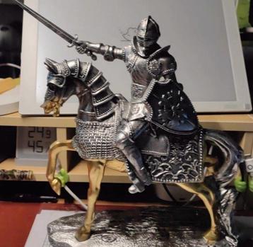 sculptuur, Medieval knight - 27 cm - Hars