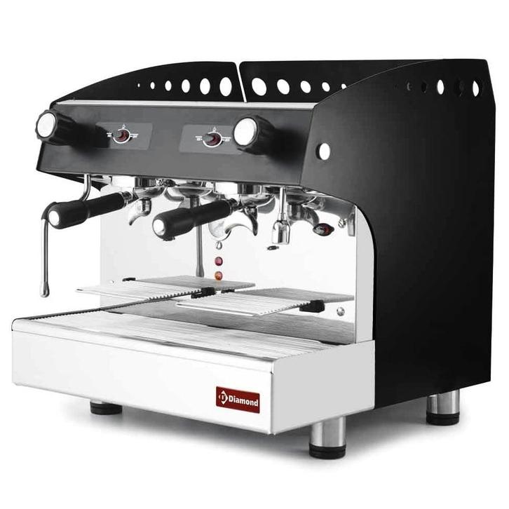 Espresso Apparaat | 2 Groepen | Half Automatisch | Zwart |, Zakelijke goederen, Horeca | Keukenapparatuur, Nieuw in verpakking