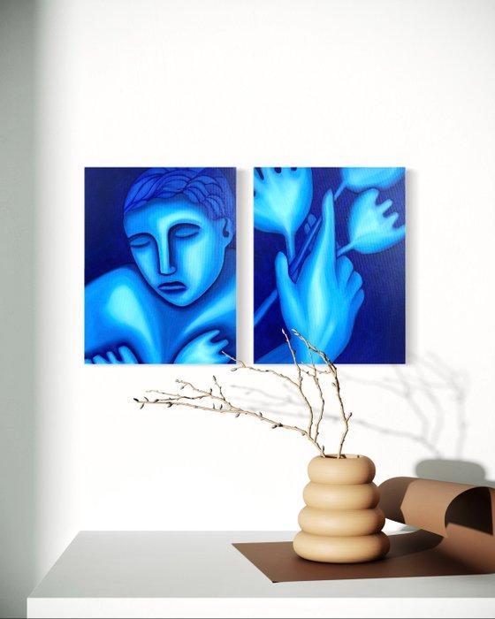 Sad monsters club / Jade Mouge - Les choses muettes, Antiek en Kunst, Kunst | Schilderijen | Modern