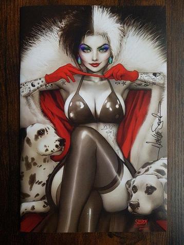 Cruella Cosplay Zirty Girls - Signed by Nathan Szerdy + COA