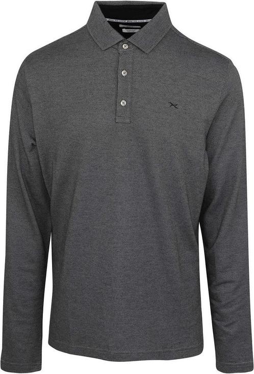 Brax Longsleeve Polo Melange Zwart maat Maat 52/54 (L) Heren, Vêtements | Hommes, Pulls & Vestes, Envoi