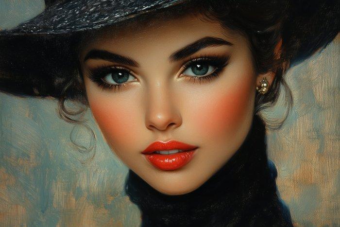 CoCo - Scarlet Lips - XXL, Antiek en Kunst, Kunst | Designobjecten