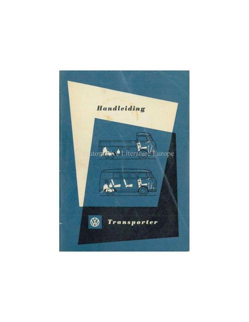 1958 VOLKSWAGEN T1 TRANSPORTER INSTRUCTIEBOEKJE NEDERLANDS, Autos : Divers, Modes d'emploi & Notices d'utilisation
