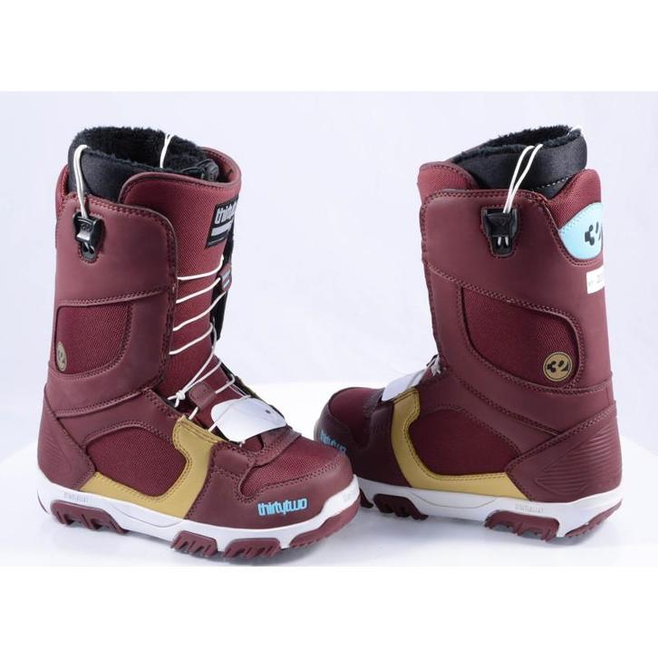 38 snowboard schoenen THIRTYTWO WOMENS PRION FT, dark red/g, Sport en Fitness, Snowboarden, Verzenden