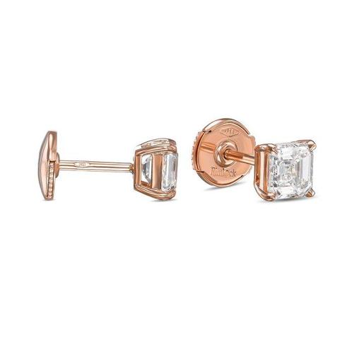 Oorstekers - 18 karaat Geel goud Diamant (Natuurlijk), Handtassen en Accessoires, Antieke sieraden