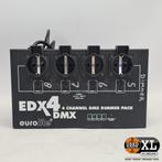 Eurolite 4CH DMX Dimmer Set EDX-4 I Nette Staat, Muziek en Instrumenten, Kabels en Stekkers, Ophalen of Verzenden, Zo goed als nieuw
