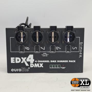 Eurolite 4CH DMX Dimmer Set EDX-4 I Nette Staat